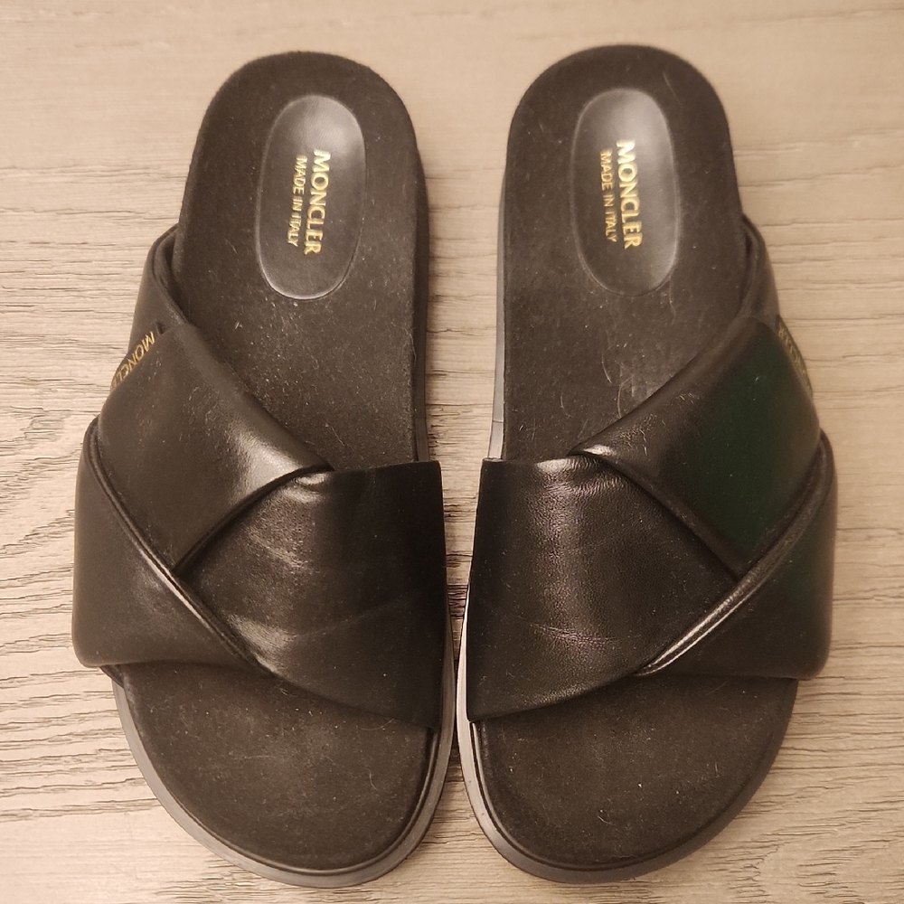 Moncler Womens Fantine Woven Sandals Size 37